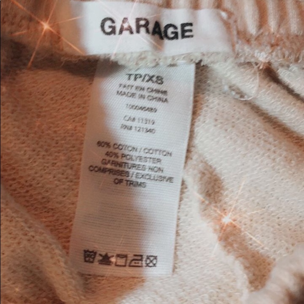 Garage beige sweatpants